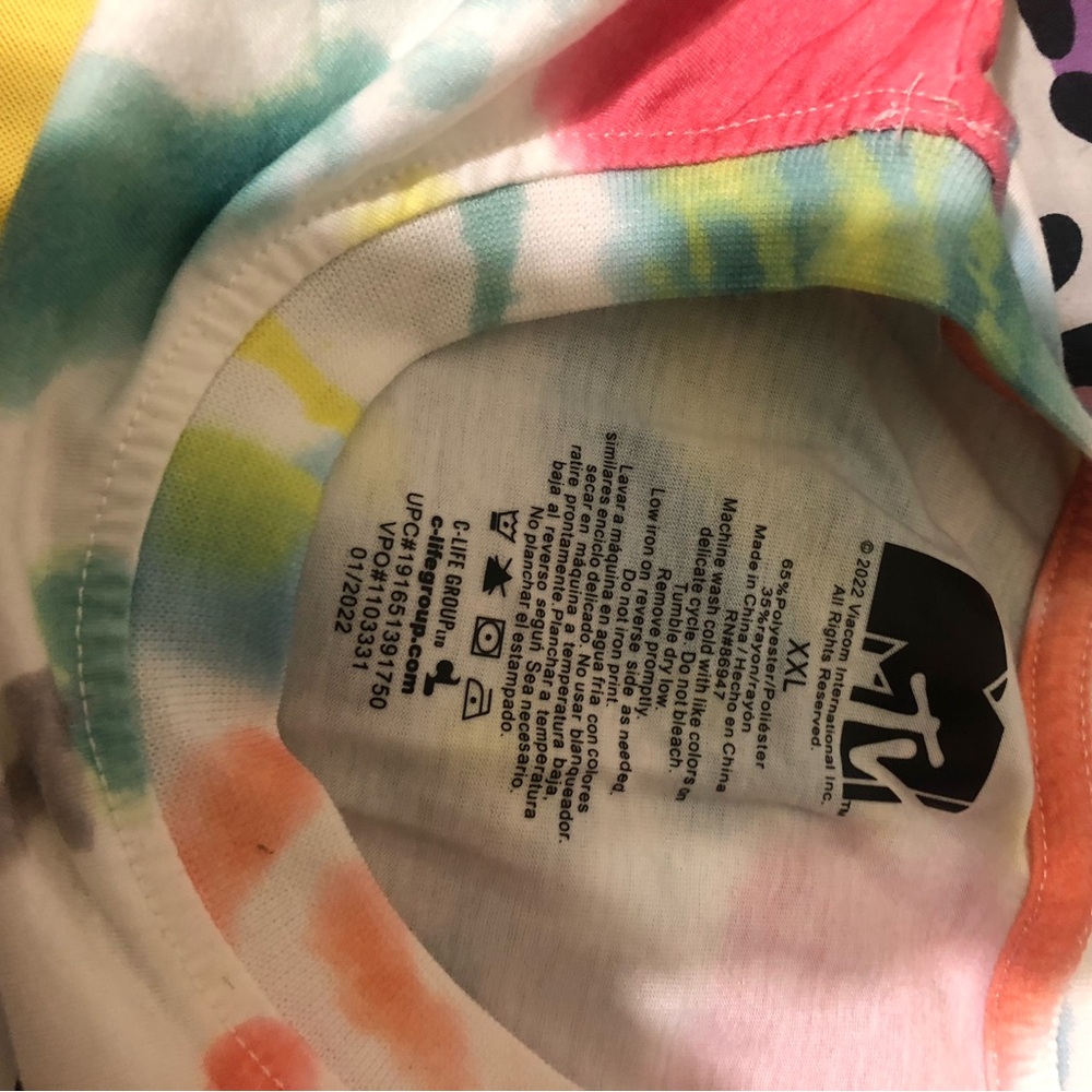 MTV Tie-Dye T-Shirt - Picture 3 of 4